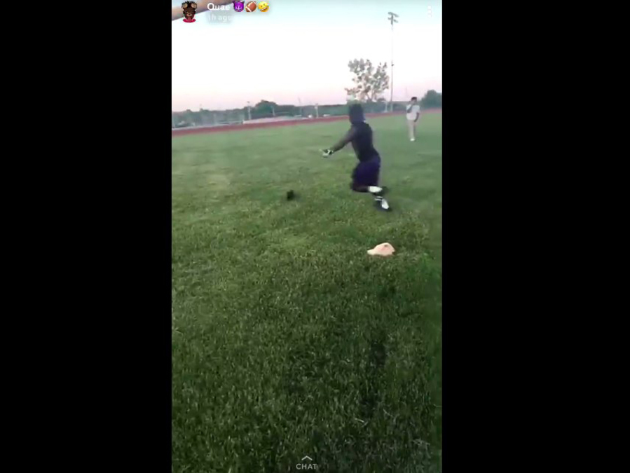 Video shows man kicking cat as if kicking a field goal 41